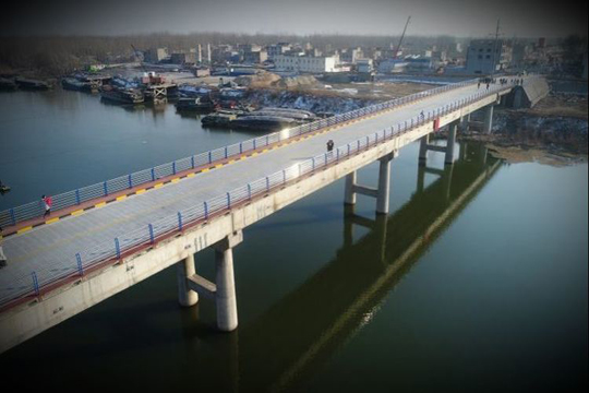 一橋飛架南北，舊貌換新顏–渦陽縣高爐大橋危橋改造紀(jì)實